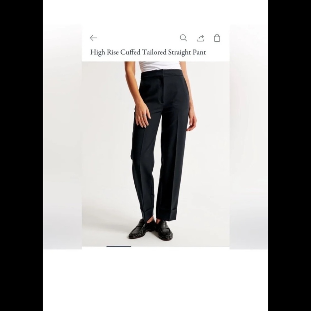 Abercrombie & fitch tailored straight pants 16/33 NEW